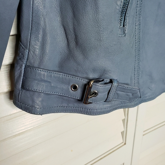 Ralph Lauren 100% Lamb Leather Moto Jacket NWT - Picture 3 of 16